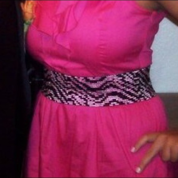 Stretchy beaded belt - black and clear beading - Picture 1 of 3